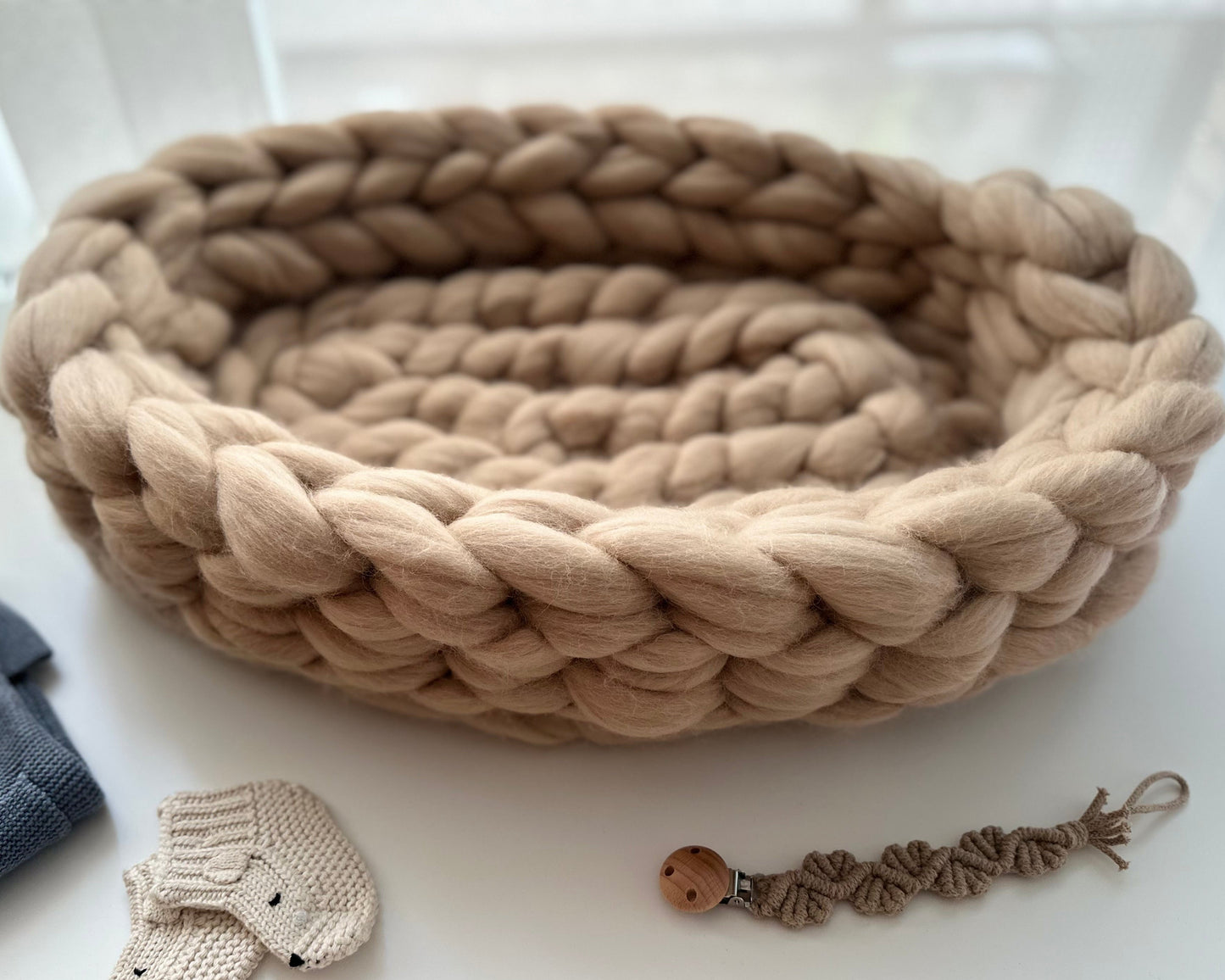 Merino Baby Nest. Nido para bebe recién nacido de lana merino