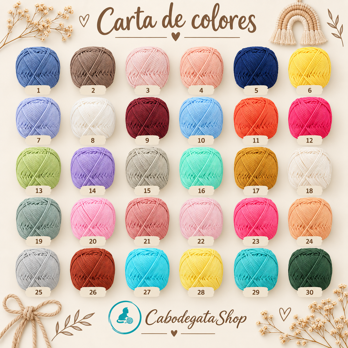 Carta de colores para personalizar 