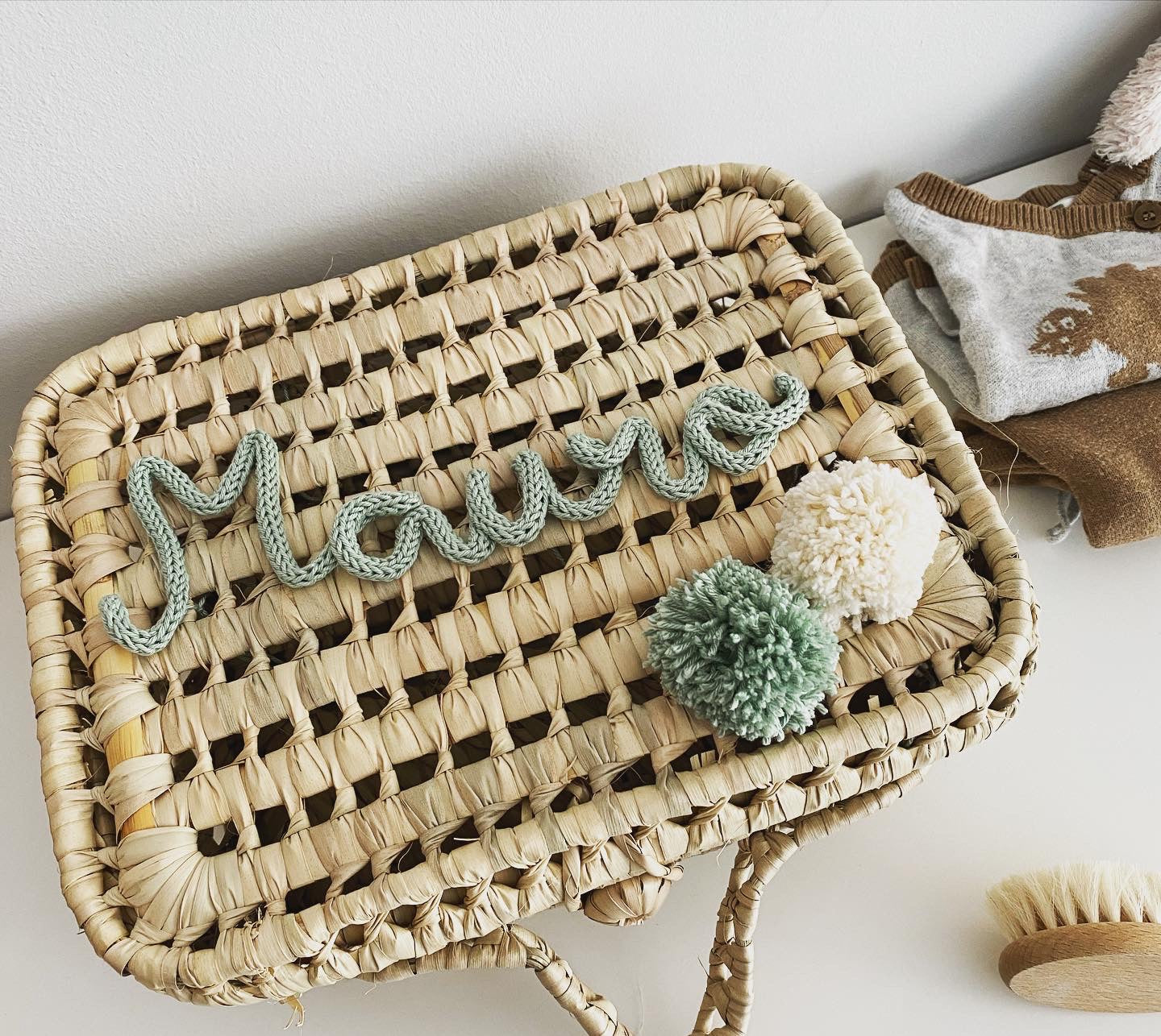 Personalized palm suitcase