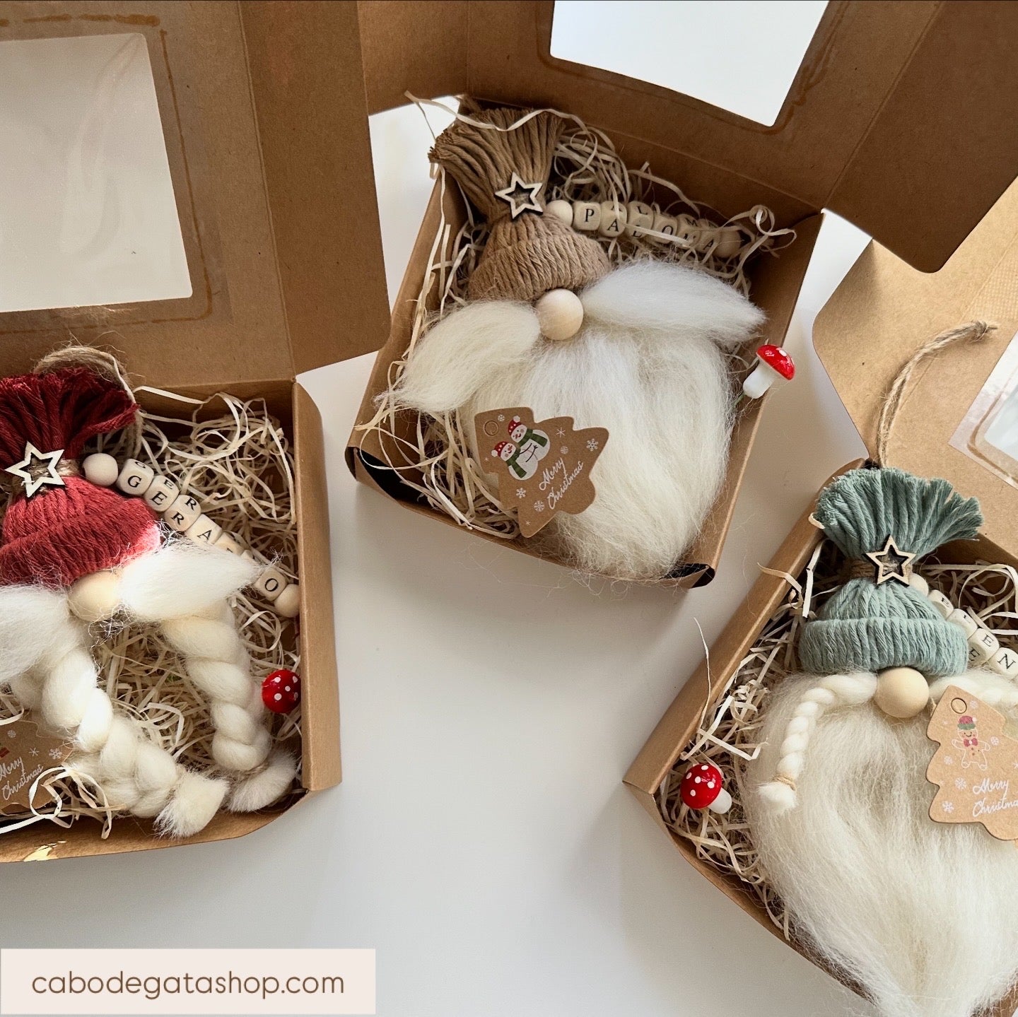 Personalized Christmas Gnome Ornament