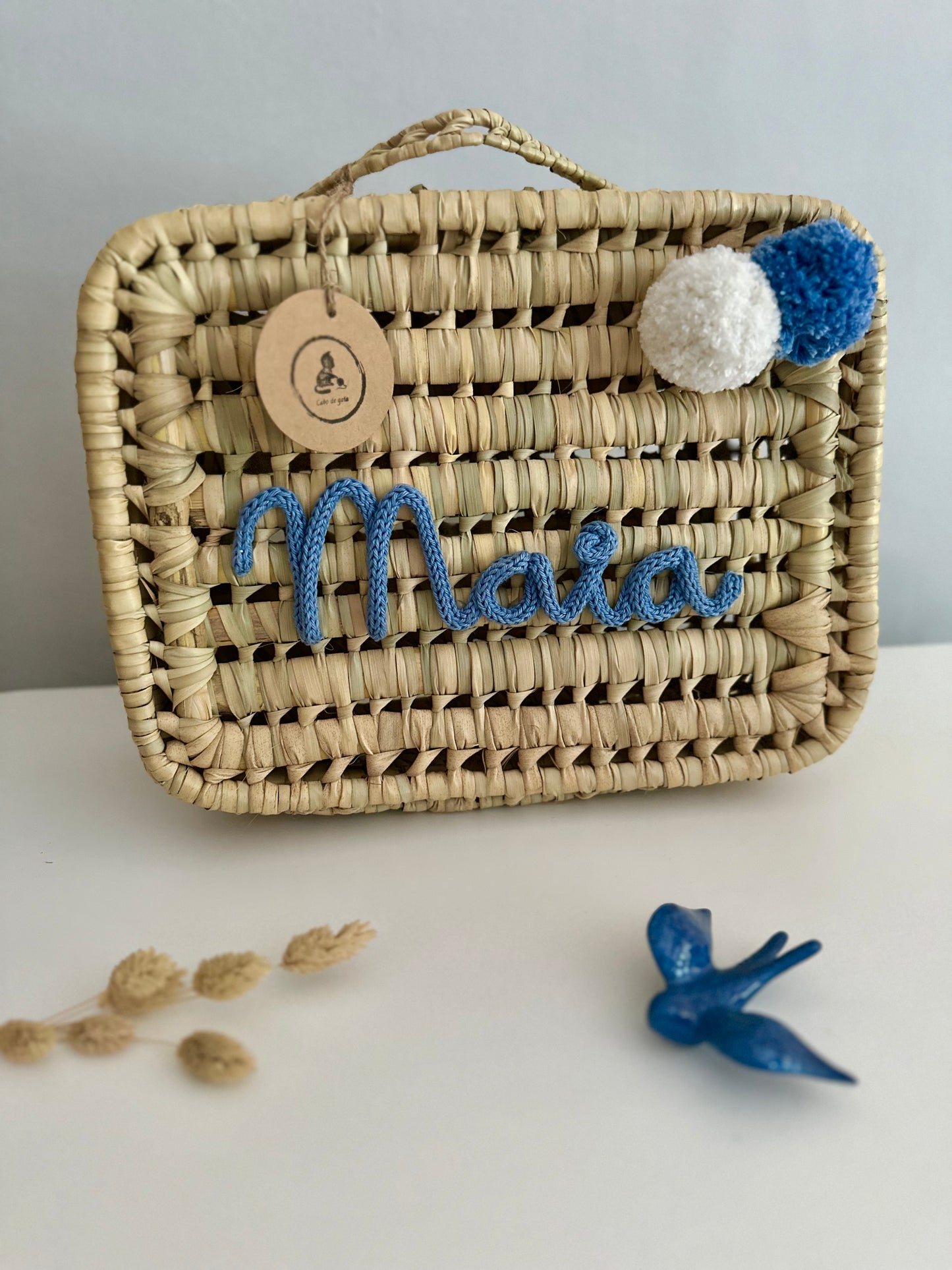Personalized palm suitcase