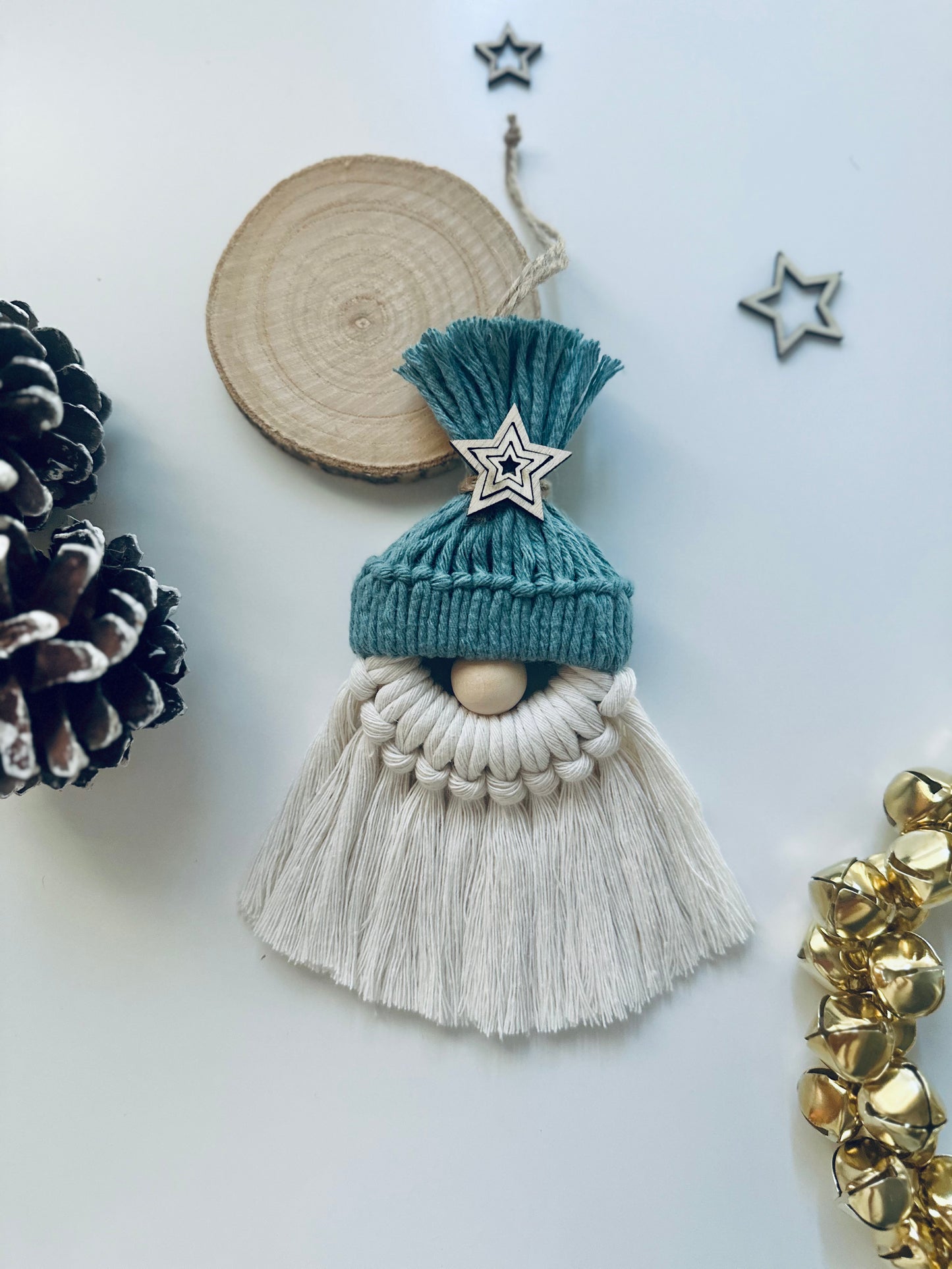 Christmas tree decoration pack in macrame