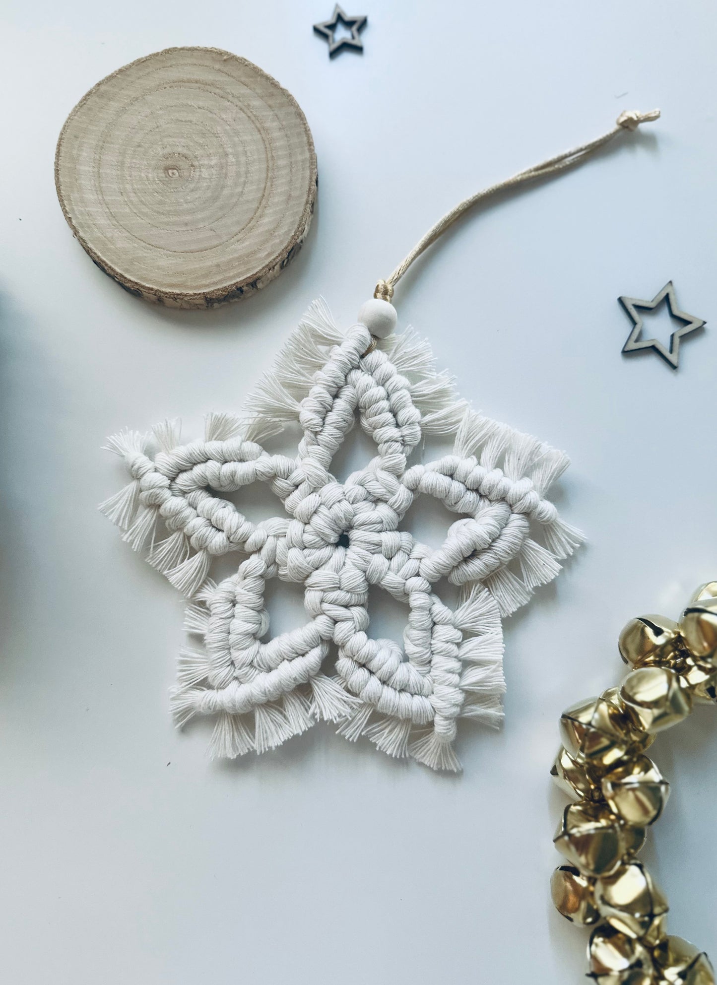 Christmas tree decoration pack in macrame