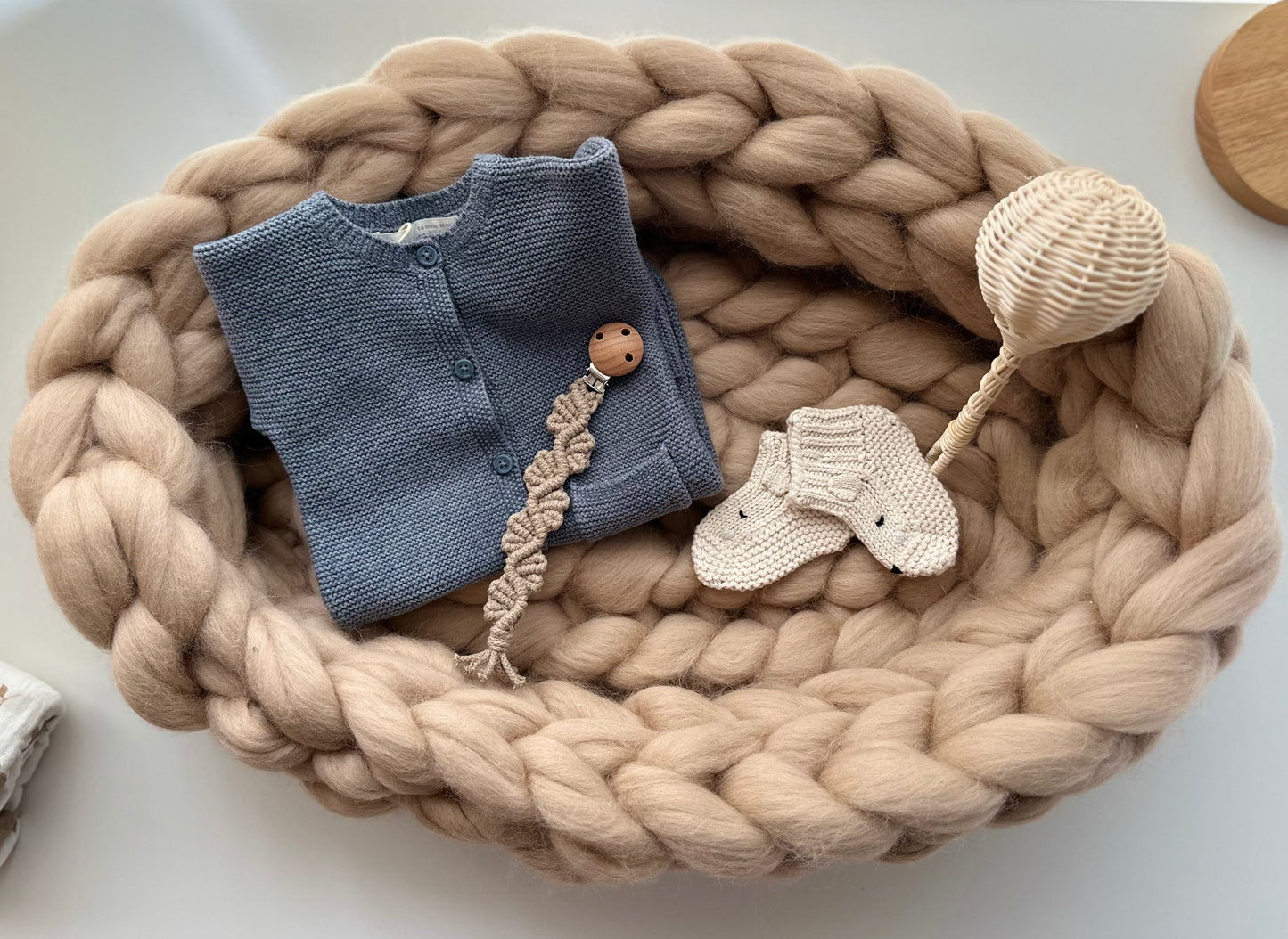 Merino Baby Nest. Nido para bebe recién nacido de lana merino