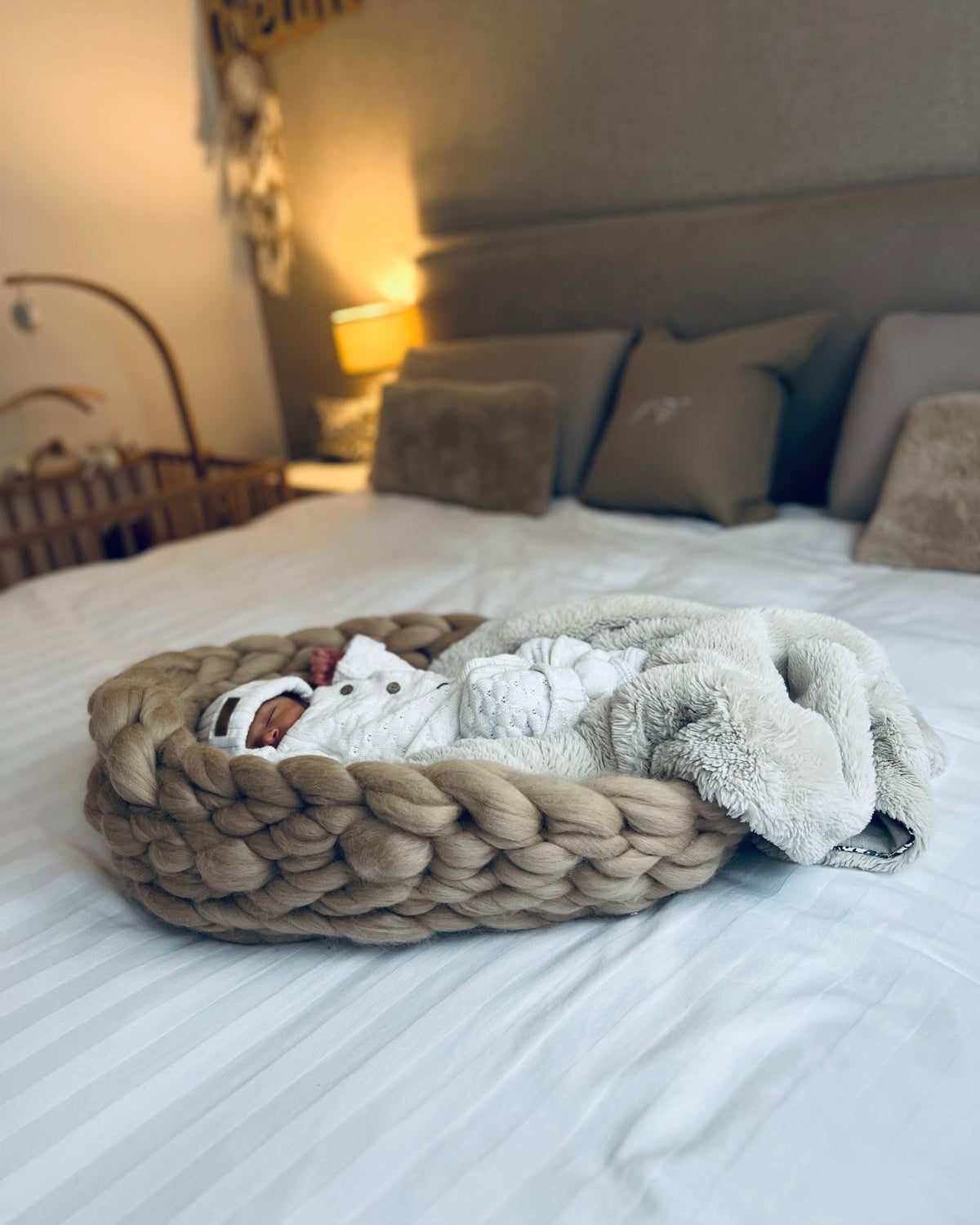 Merino Baby Nest. Nido para bebe recién nacido de lana merino