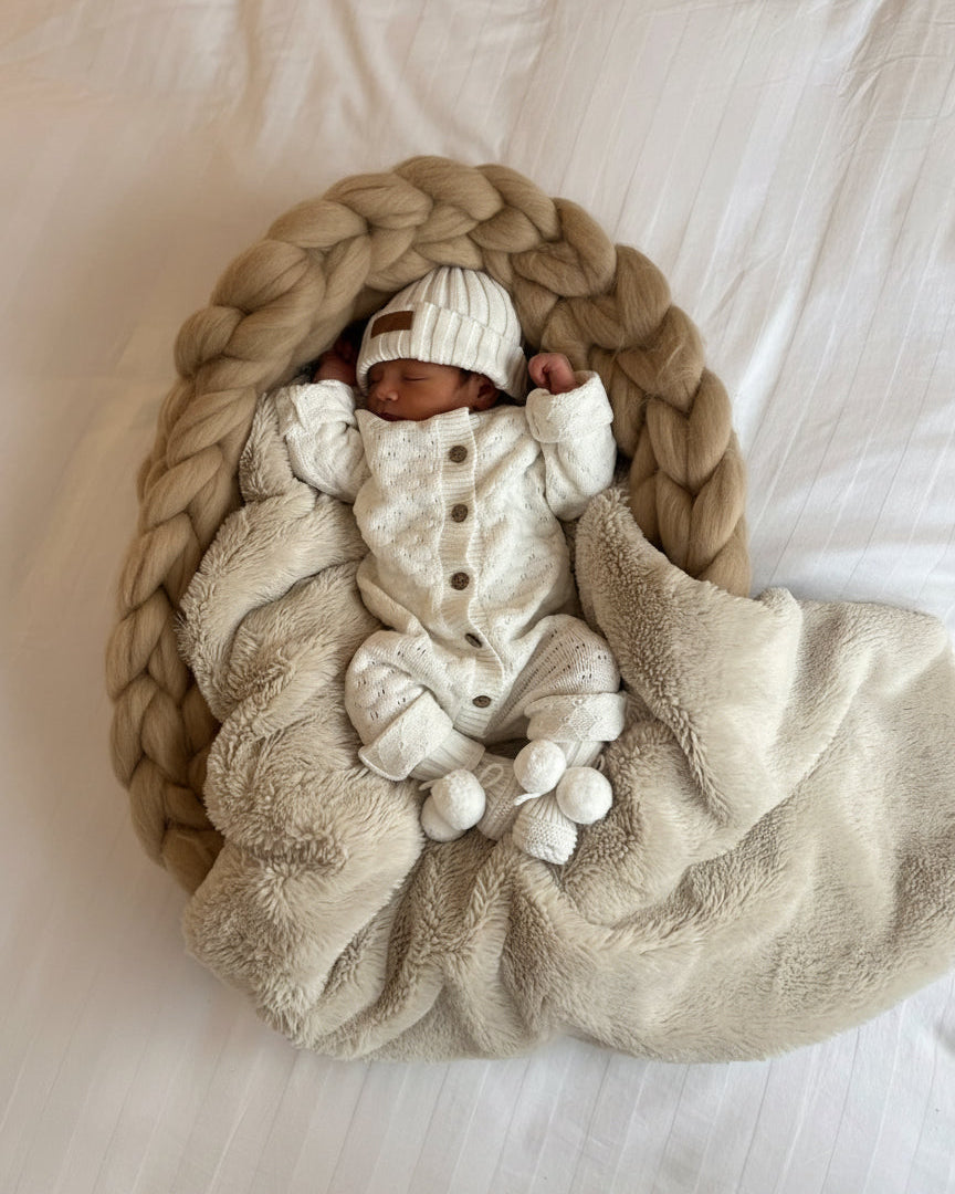 Merino Baby Nest. Nido para bebe recién nacido de lana merino