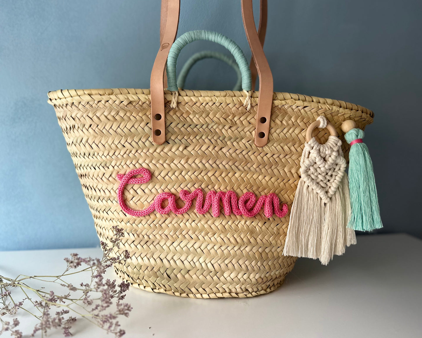 Capazo de playa personalizado