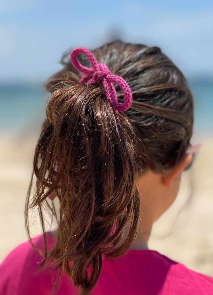 Cordones de tricotín para lazos, coletas y trenzas