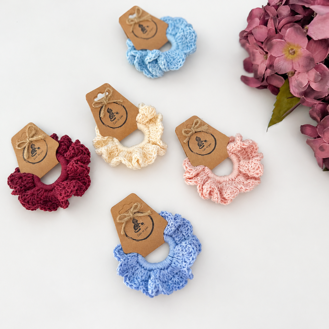 Coleteros de crochet artesanales para niña en diferentes colores