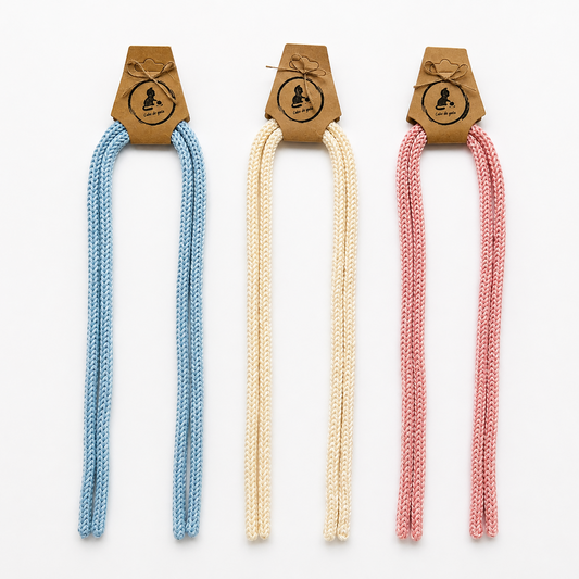 Cordones de tricotín de 60 cm en varios colores