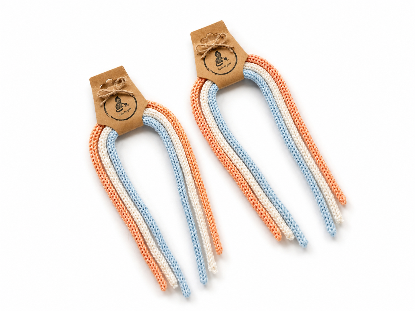 Cordones de tricotín para lazos, coletas y trenzas